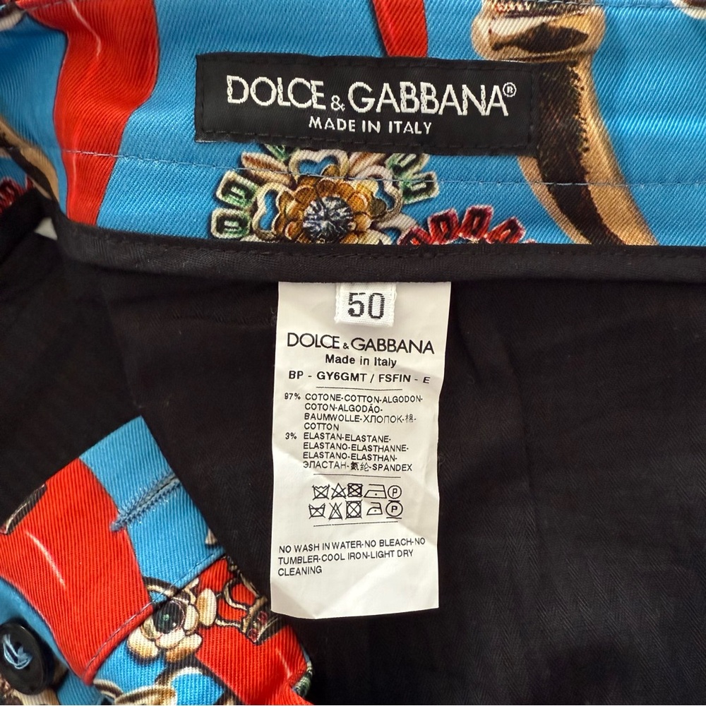 Dolce & Gabbana Italian Horn (Corno) Printed Shorts (EUC) - Picture 3 of 3